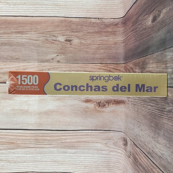 New Springbok Seashells Conchas Del Mar 1500 Pieces Jigsaw Puzzle 28.75"x36" - Picture 6 of 15